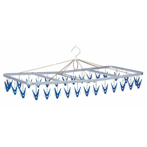 

Nishida Square Hanger, Galvanized Steel, J30, Blue, W80 x D35 x H27.5 cm