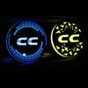 2026 Hot For Volkswagen VW Car LED Luminous Water Cup Holder Mat For Volkswagen VW CC Golf 5 6 7 8 GTI MK6 Passat Jetta Tiguan P