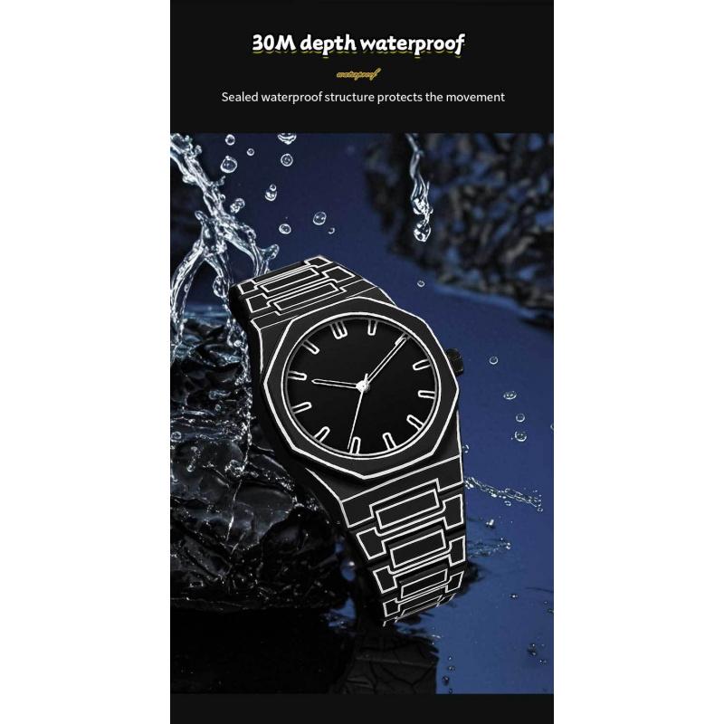 New Men's High-end Waterproof Popular Plastic Men's Waterproof Quartz Watch