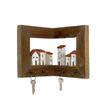 Wall-mounted Key Hook Rack Rural Style Sundries Storage Holder  Housewarming Gift