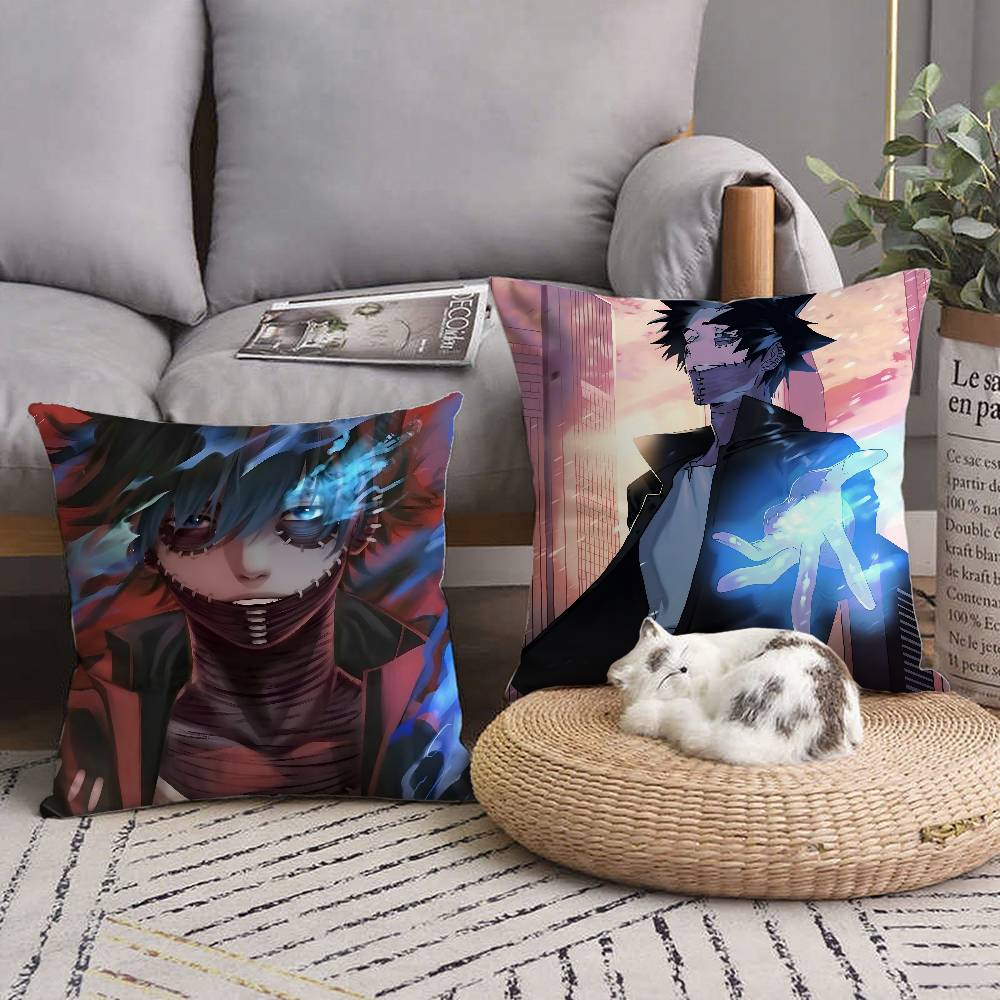 My Hero Academia Dabi Anime Pillow Case Square Pillow Bedroom Sofa Leisure Comfort Cushion Car Living Room Home Decoration