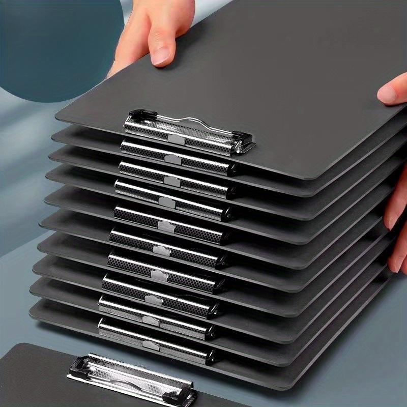 5pcs Durable A5 Clipboard Set | Plastic Writing Boards, Data Folder Clipboards for Bills, Invoices, and Service Forms