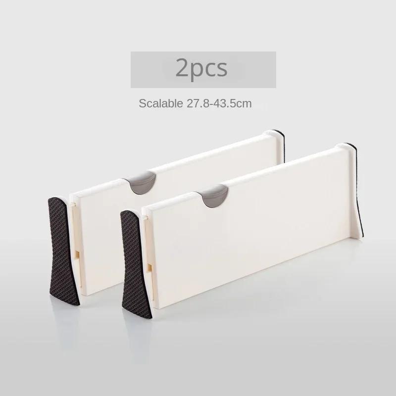 4 Pack Drawer Dividers Organizer Adjustable Storage Retractable Drawer Partition Holder Household Clapboard Kitchen Organizer