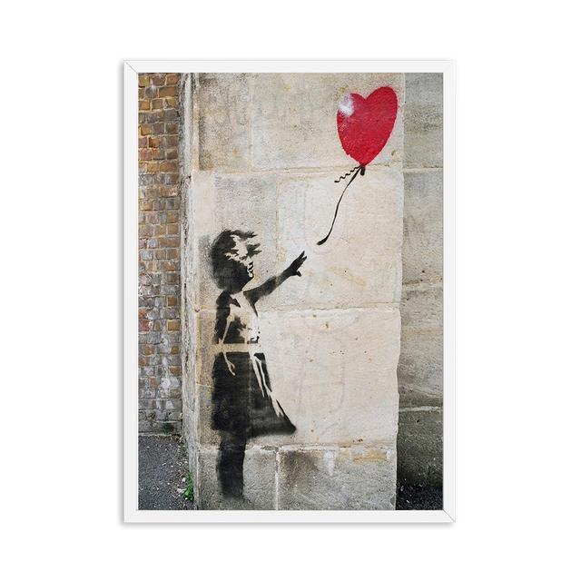 Banksy-pinturas en lienzo de globo con chica, arte callejero de Graffiti, nunca te rindas, arte de pared, carteles abstractos, imágenes, decoración del hogar