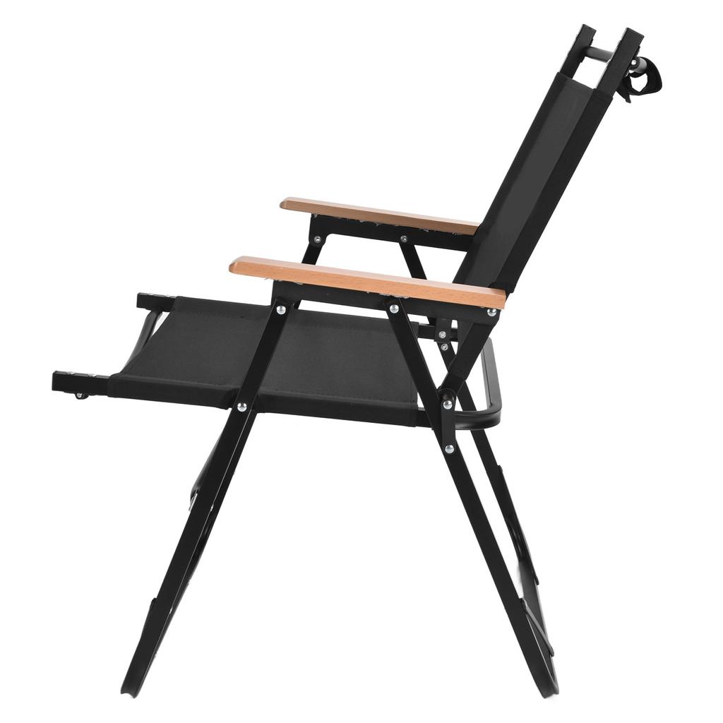 Folding Chair Portable Excellent Load Capacity Ergonomic Comfortable Chair for Camping Barbecue