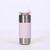 500ml Stainless Steel Insulated Tumbler with Silicone Grip Straw LeakProof Travel Coffee Mug Dual Drinking Mode
