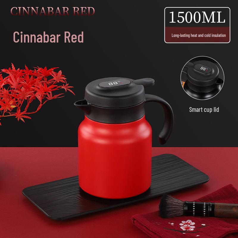 Large Capacity Smart Insulated Tea Brewer - 304 Stainless Steel Stewing Pot for Home or Office Use