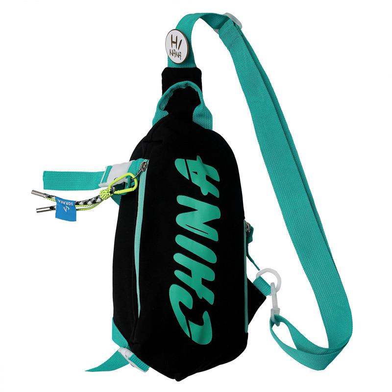 ins trendy brand breast bag women's 2025 summer new fashion sports men's shoulder messenger bag student large-capacity fanny pack