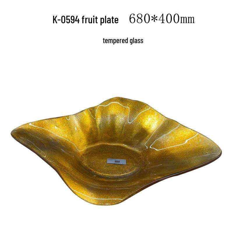 

Liangdao K-0594 Tempered Glass Fruit Plate