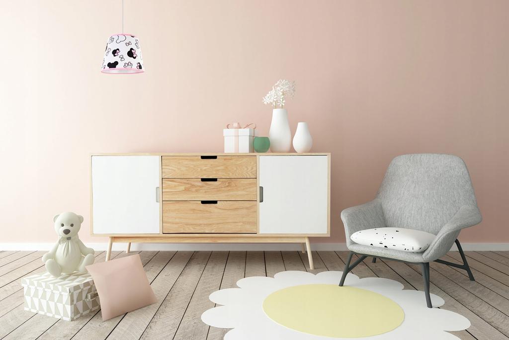 Children's Loft Ceiling Hanging Lamp with LED Lampshade