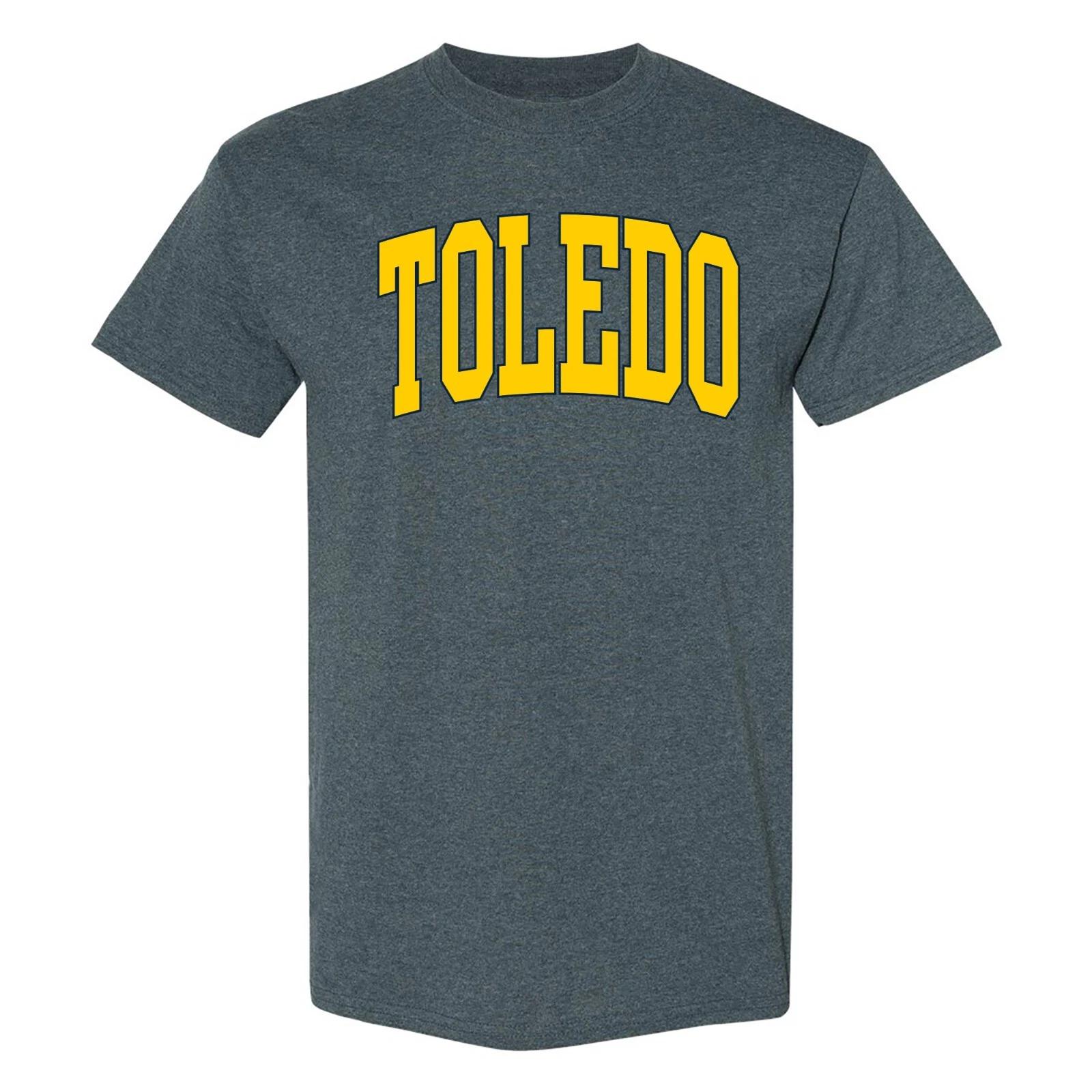 Toledo Rockets Mega Arch - NCAA University Short Sleeve T-Shirt S