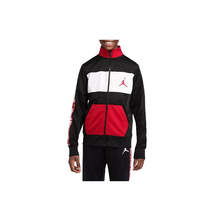 Jordan Logo Color Block Jacket Kids Jackets Black DV0616-010