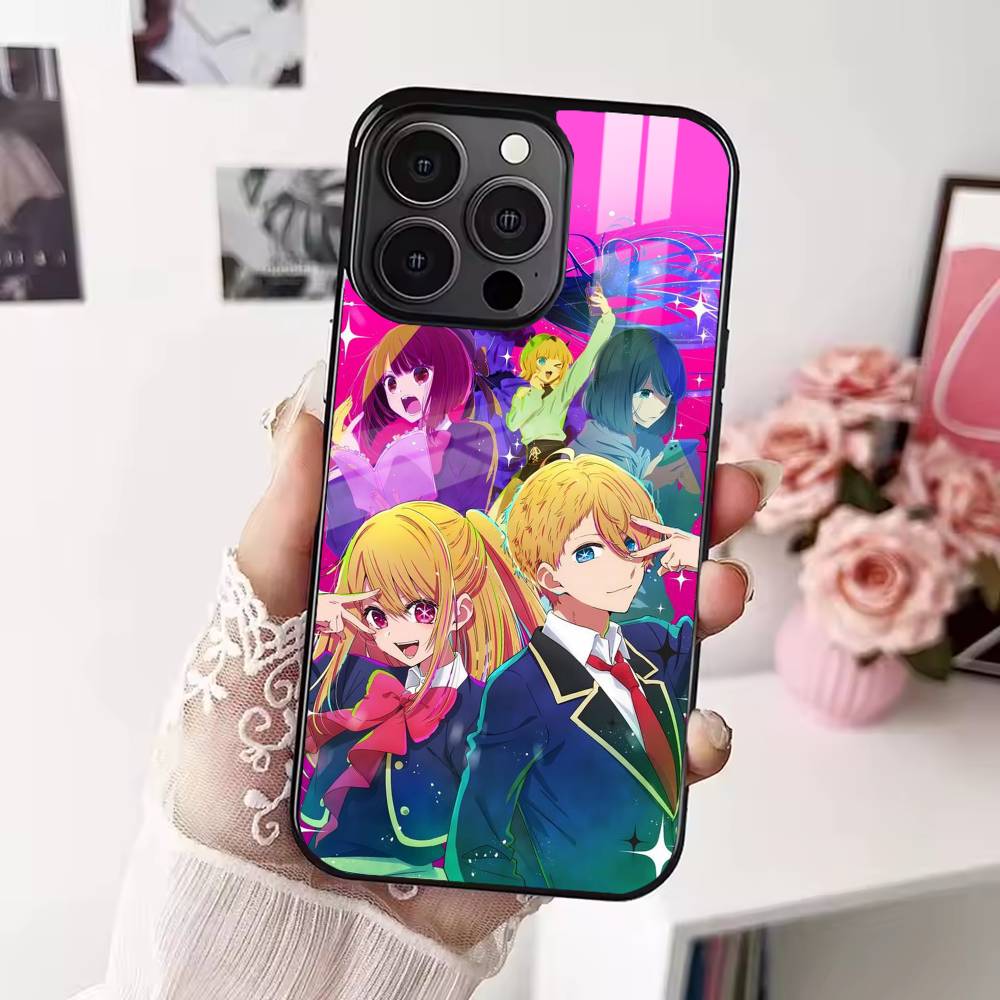 O-Oshi Anime no ko Phone Case For iPhone 17,16,15,14,13,12,Plus,Pro,Max for Magsafe Magnetic Wireless Charging