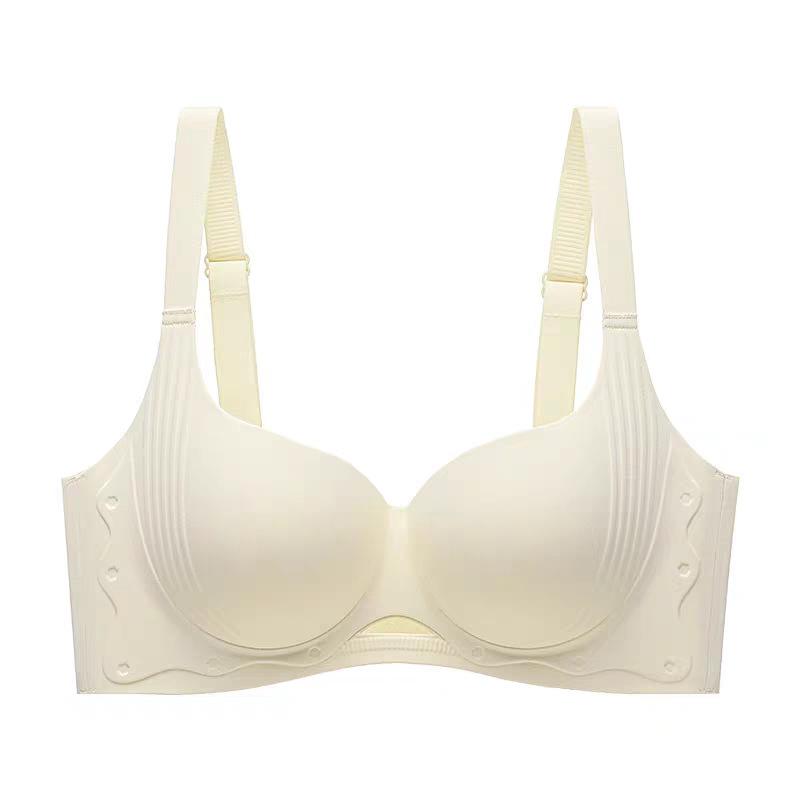 Traceless Big Breasts and Small Underwear for Women, Pull and Gather, Support Thin, Breathable, Close Secondary Breasts, Anti-sagging Large Size Bra