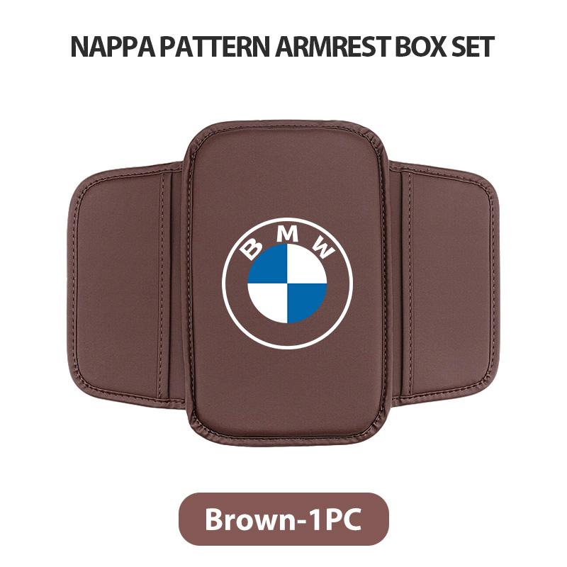 KMLA1 Car Seat Armrest Box Pad Elbow Cushion Height Storage Pocket For BMW M 1 3 4 5 6 7 Series X1 X3 X4 X5 G20 G38 F48 E36 E39