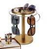 Rotating Sunglass Organizer Eye Glass Display Stand 360 Degree Rotation With Tray Jewelry Storage Organizer Detachable Home