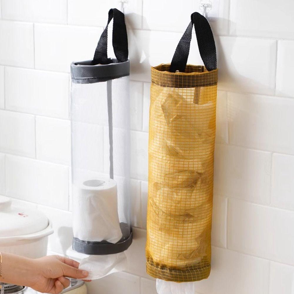 Faltbarer Plastiktüten-Spender zum Aufhängen Einkaufstaschen-Träger Müllaufbewahrungsbeutel Küchenhelfer