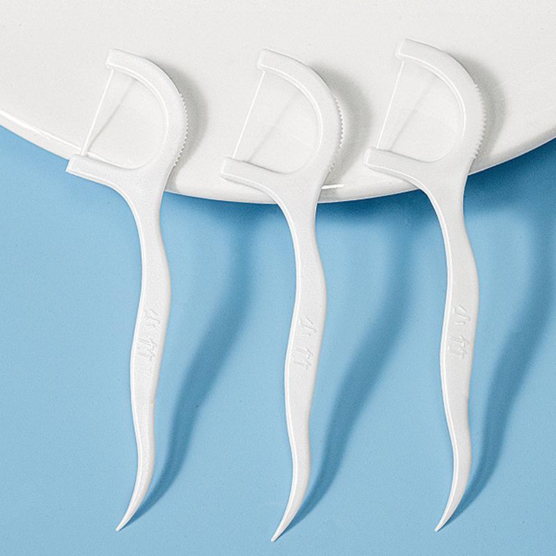 50Pcs/Box Dental Floss Picks Interdental Brush Disposable Teeth Picks Tooth Clean Oral Hygiene Care Tool