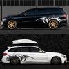 Car Sticker Large Flame Pattern Decal Side Body Door Rear Wheel Decor Cool Style Waterproof Auto DIY Exterior Decor Accessories