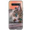 Black TPU Cover For LG K61 2020 CaseCute Cat Pattern Coque For LG K61K 61 LGK61 Luxury Matte Shockproof Protection Etui Bumper