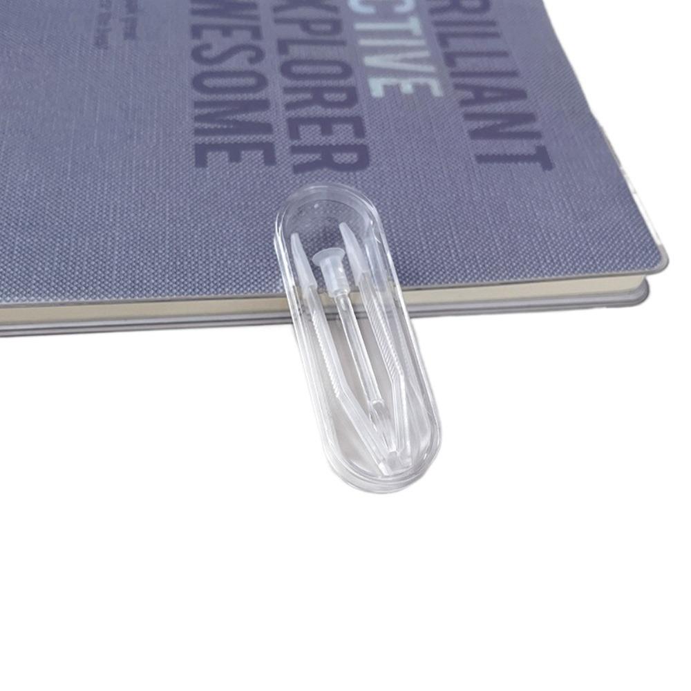 With Suction Stick Contact Lens Inserter Remover Transparent Clip Contact Lens Case  for Eye Care