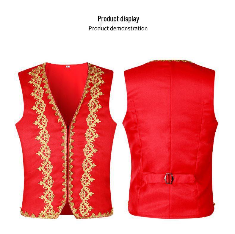 Anman 2023 Spring/Summer Gold Thread Single-Breasted Decorative Jacket