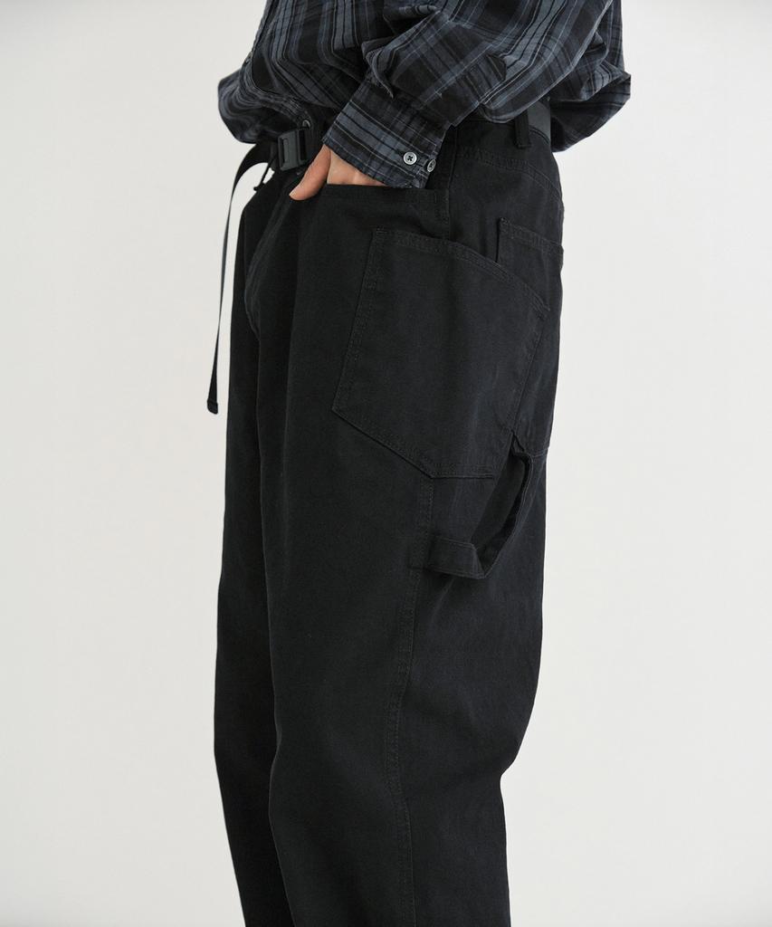 ENDOOR Washed Duck Double Pants (Black)