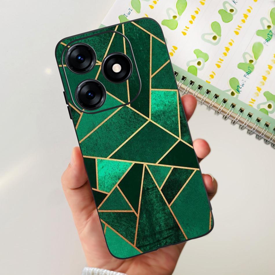 Phone Case For Tecno Spark 10 10C 2023 Fashion Flower Cat Butterfly Soft Silicone TPU Cases For Tecno Spark10 Spark10c KI5q KI5k