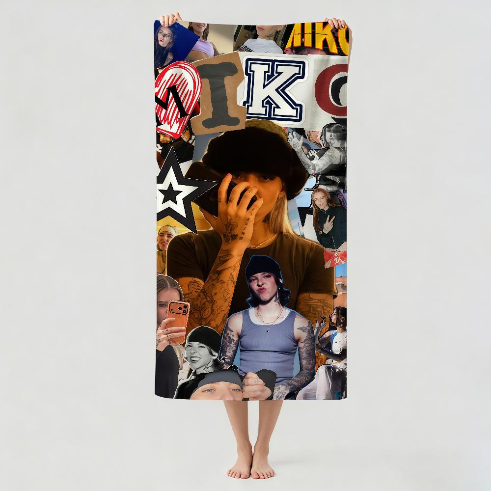 Puerto Rican rapper Young Miko Towel Drying Bath Towel Applicable To Light Swimming Camping Yoga Beach Out
