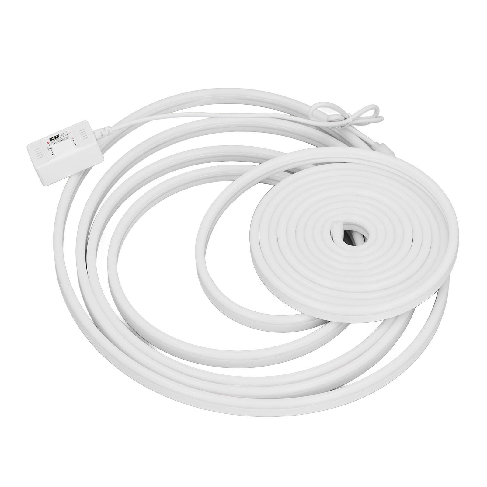 

Светодиодная лента RGB WIFI 20 футов длиной DC24V APP и 28 клавиш дистанционного управления Несколько режимов Неоновая веревка