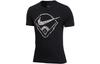 T-shirt da uomo nere girocollo moderate AT2706-010
