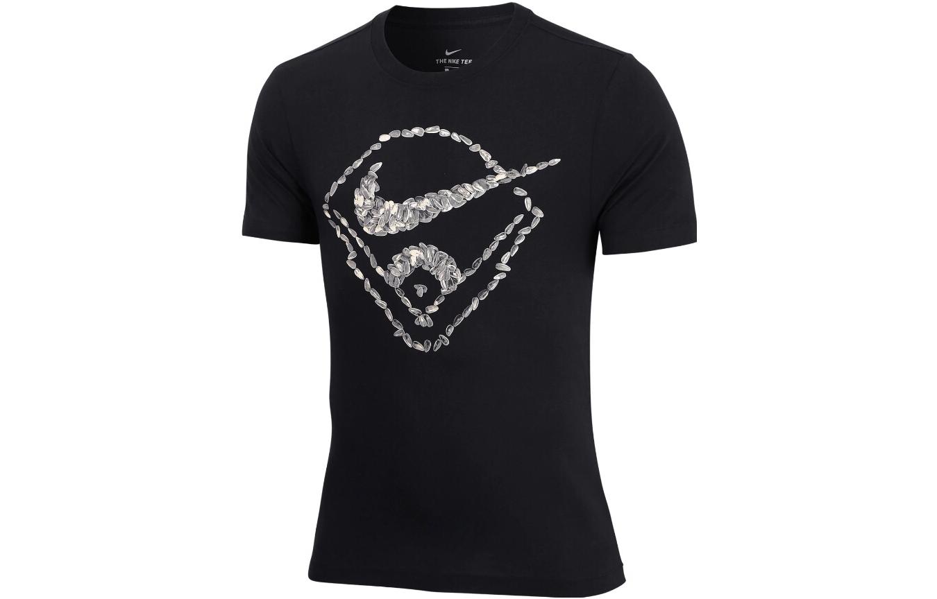 

Nike T Shirts Men s Black Crew Neck Moderate AT2706-010 L