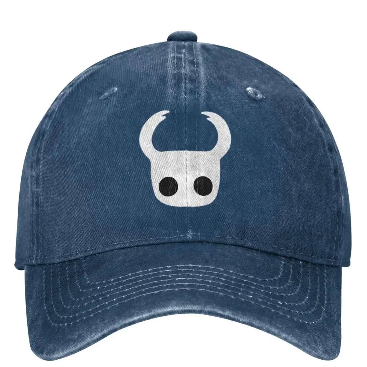 

Hollow Knight Mask Face Pattern Game Baseball Cap Fashion Unisex Women Hip Hop Dad Hats Sunscreen Outdoor Sports Baseball Caps Gift as picture