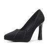 -15 Sexy Suede Waterproof Table Is Not Tired of Feet Single Shoes for Women and Women's Autumn New Pointed Stiletto High Heels