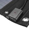 12W Foldable Solar Panel Charger with USB for Outdoor Camping