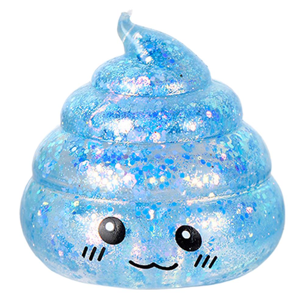 

Забавная блестящая какашка-антистресс для детей и взрослых, сжималка-фиджет, розыгрыш, подарок на День смеха, сенсорное снятие стресса