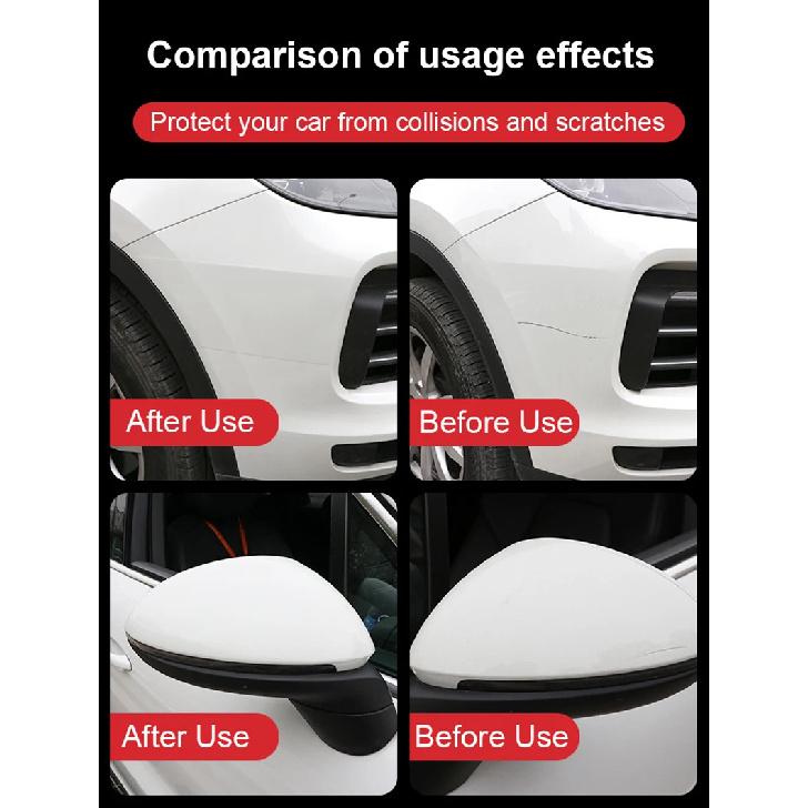 Car Door Protector Stickers Transparent Car Door Threshold Film Anti Scratch Door Edge Bumper Protector Sticker Car Decoration