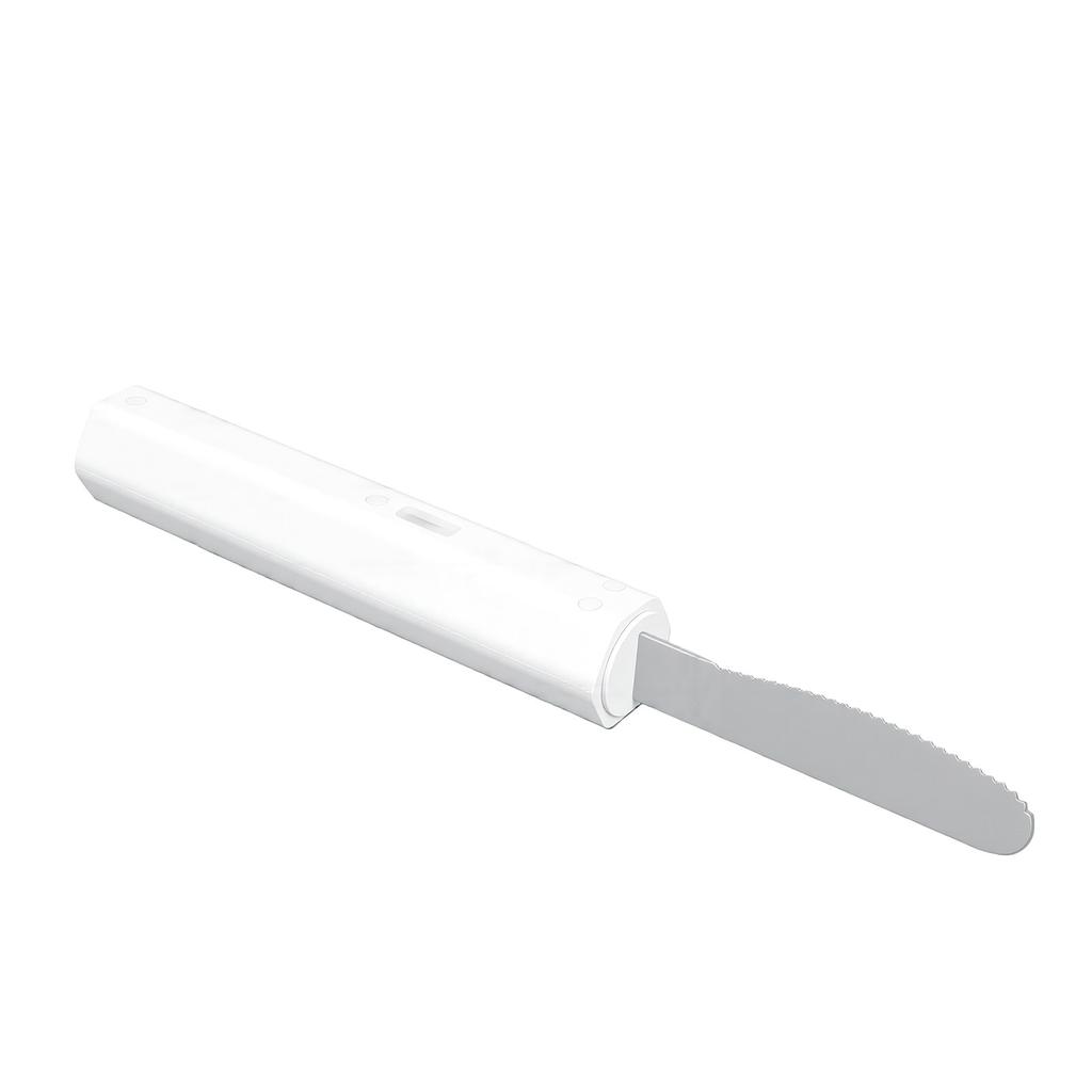 Hted Knife, Rechargble Electric Knife, One Key Use, Fast Hting, 304 Stainless Steel Cheese Cutter for Jam