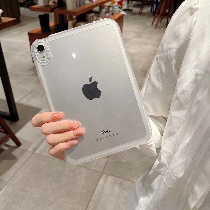 Pour Étui iPad Pro 11 Air 5 Mini 6 Air 4 Tablette Étui Transparent pour iPad 10ème Génération 10.9 9ème 8ème 7ème 10.2 12 9 Funda