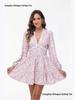 Short Lace Print Dress