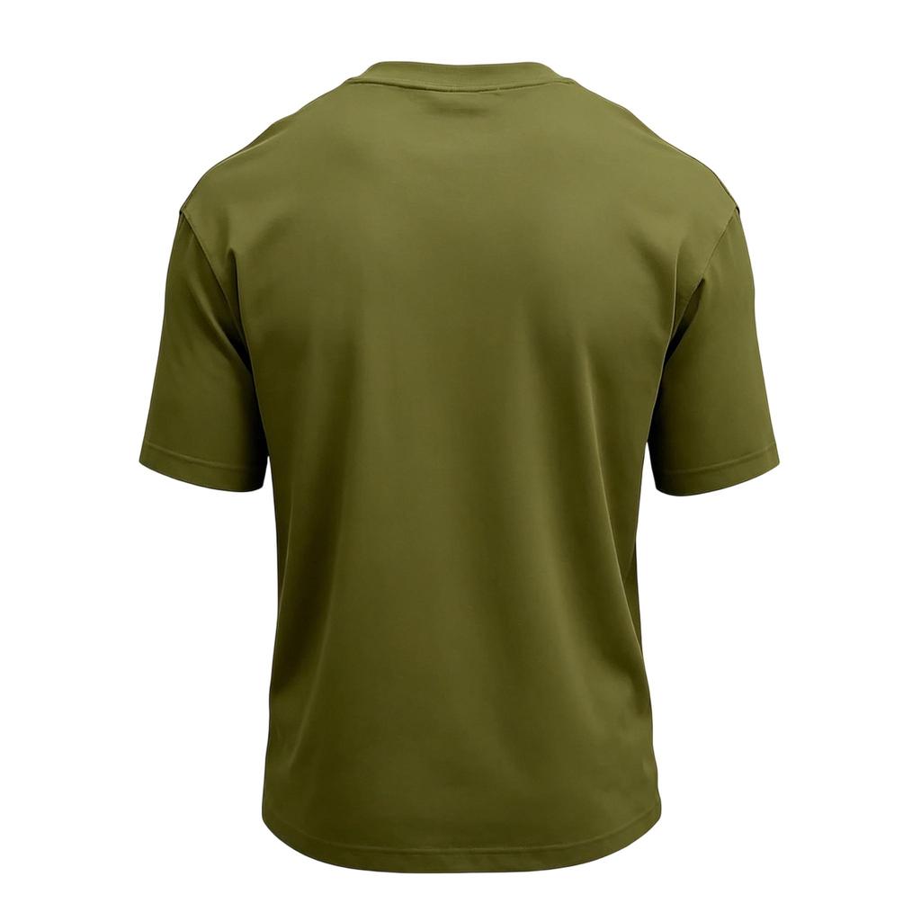 Men's Casual Short Sleeve Crew Neck T-Shirt with Patriotic Heart Print and Lettering Graphic for Everyday Wear