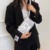 New Box Style Small Square Crossbody Bag Women Casual Purses Mini Fashion Clutch Bag 2D Cartoon Shoulder Bags Unique Trend Packs