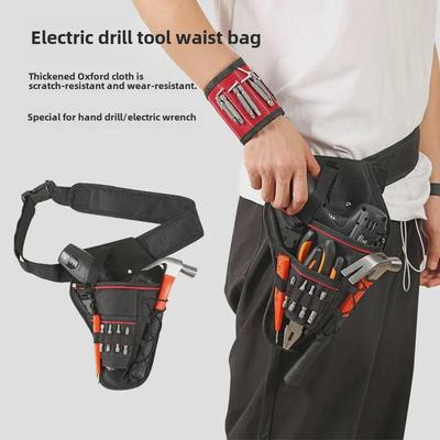 Tragbare Gürteltasche für Elektrikerwerkzeuge – langlebige, verschleißfeste Hängeaufbewahrung für Elektroschrauber und Wartungswerkzeuge
