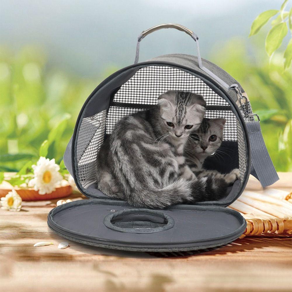 Portable Small Pet Outing Bag Clear View Breathable Chinchilla Outdoor Cage Lightweight Handheld Hamster Travel Carrier