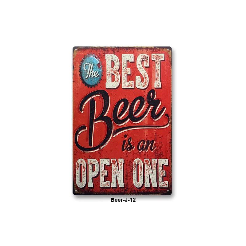 

European and American retro style Iron Poster Painting Tin Sign Vintage Wall Decor for Cafe Bar Pub Home Beer Decoration Crafts 20X30CM
