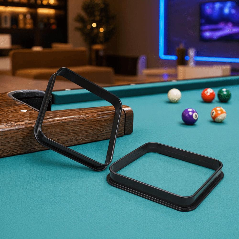 2PCS Rigid Frame Triangular Ball Frame Triangular Shape 9 Ball Frame Billiard Practice