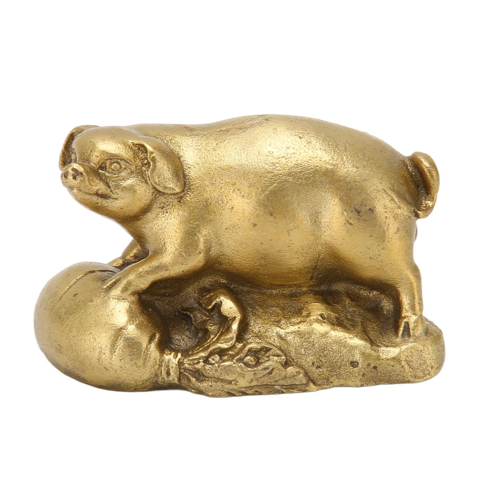 

Статуя свиньи, богатство, сближение, изысканная, милая, латунная, счастливая, статуя свиньи, животное, статуэтка для стола, книжного шкафа