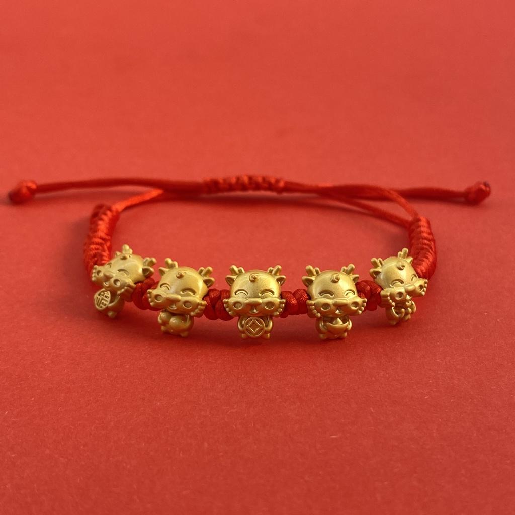 2024 New Dragon Year Lucky Dragon Red Rope Bracelet For Couples Bring Good Luck With This Stylish Alloy Bracelet