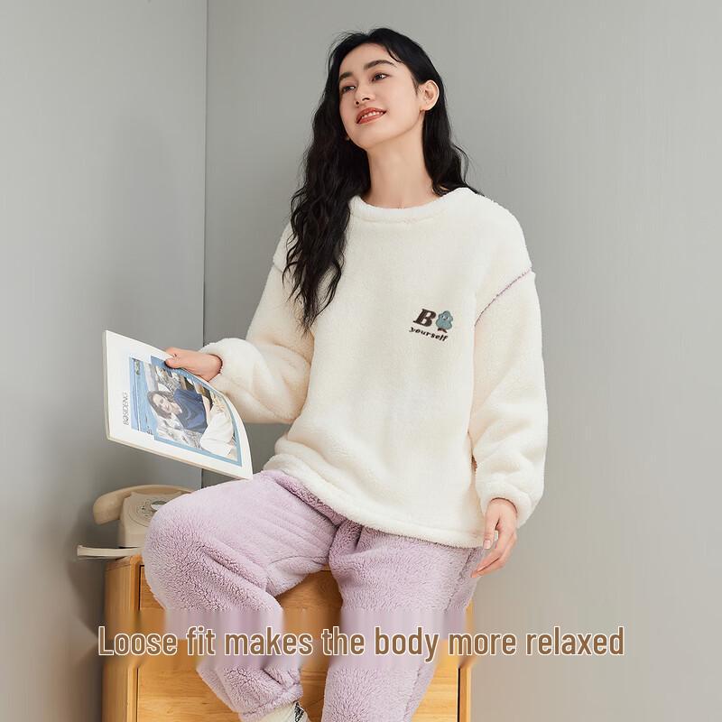Women's Thickened Fleece Pajama & Lounge Set