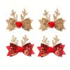 1pc Pet Dog Cat Deer Themed Hair Clips, Suitable For Daily Use/Christmas